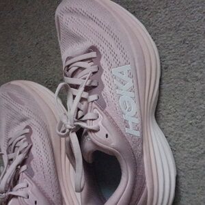 Hokas Bondi 8 Pale Mauve Peach Whip Pink Size Women's 8